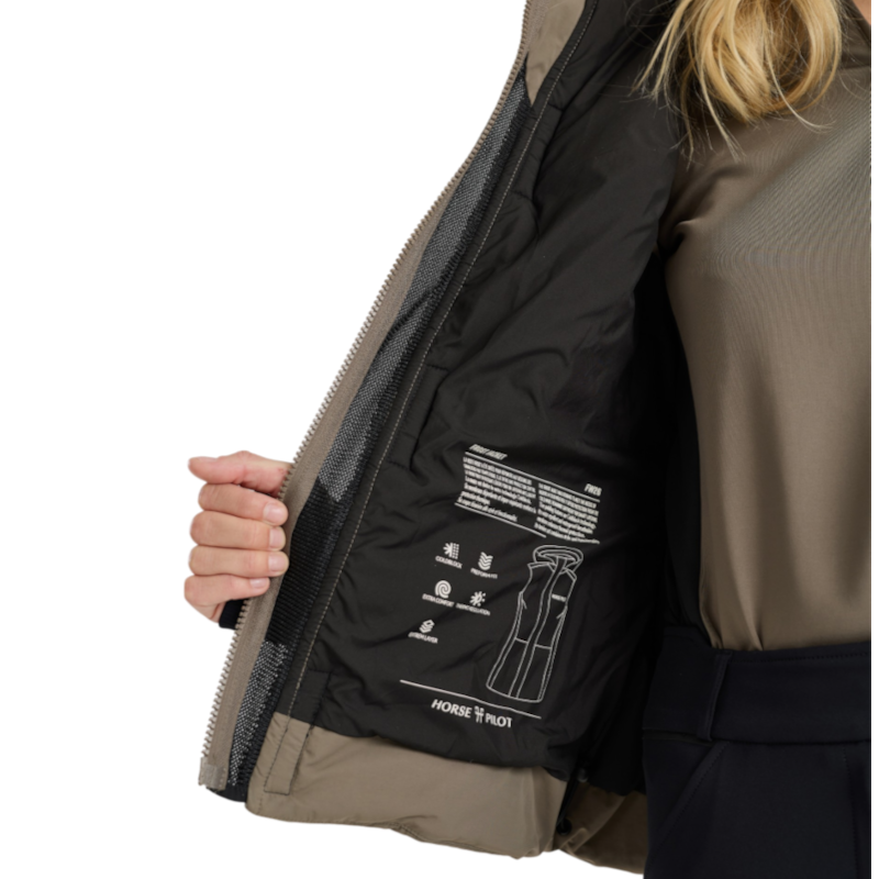 Horse Pilot - Doudoune sans manches femme Frost morel brown