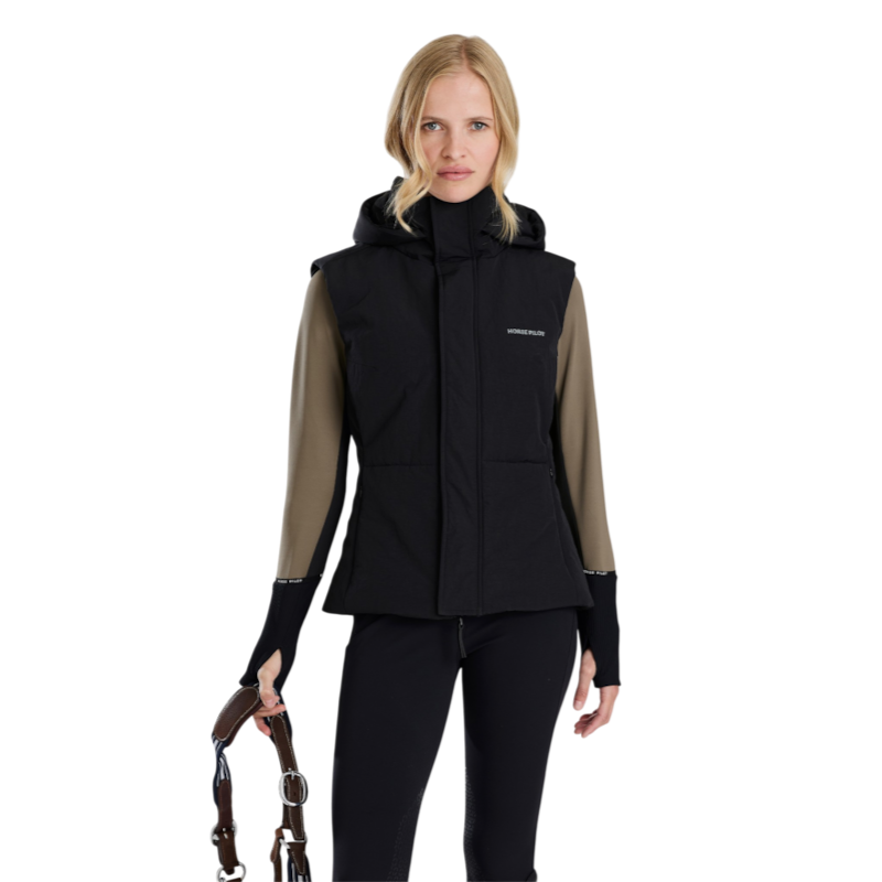 Horse Pilot - Doudoune sans manches femme Frost noir