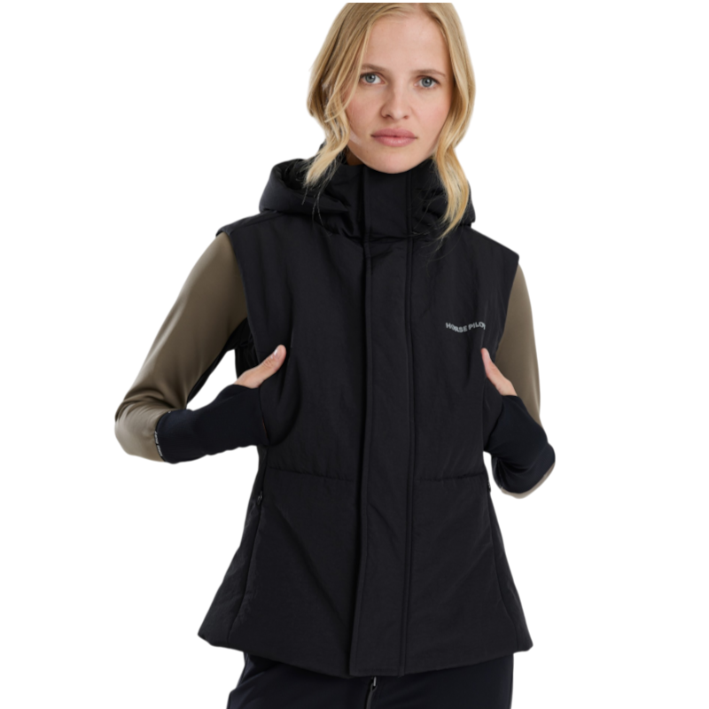 Horse Pilot - Doudoune sans manches femme Frost noir