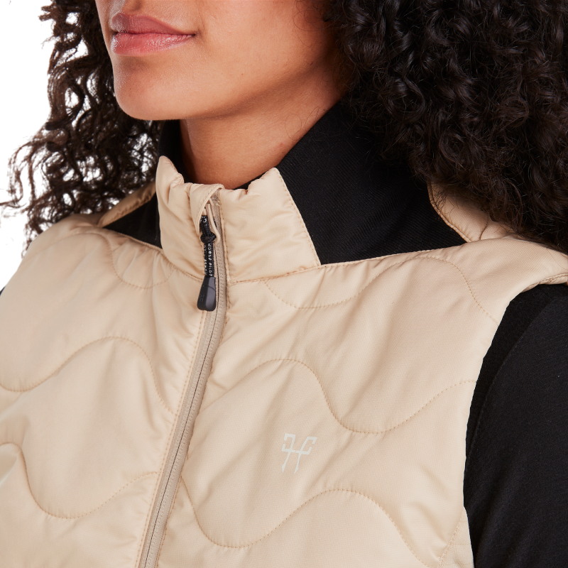 Horse Pilot - Doudoune sans manches femme Rider Vest latte