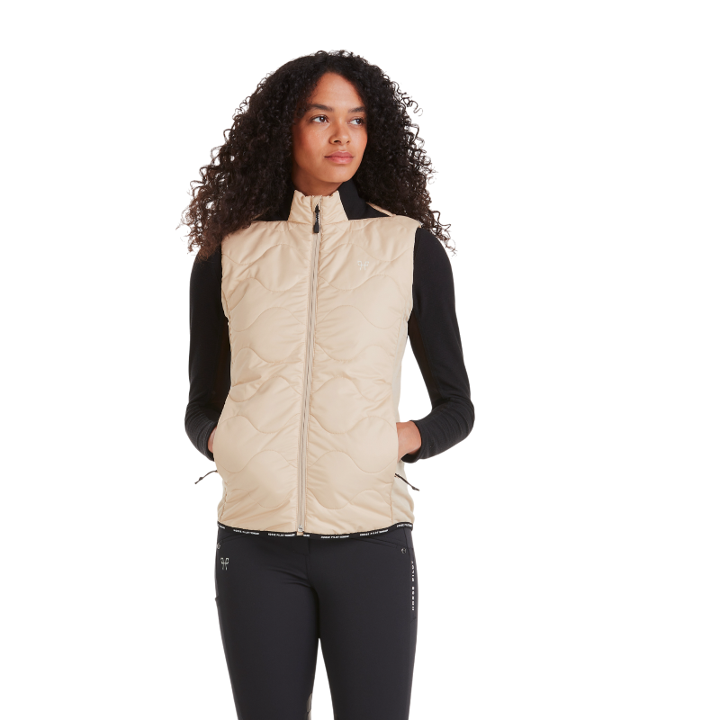 Horse Pilot - Doudoune sans manches femme Rider Vest latte