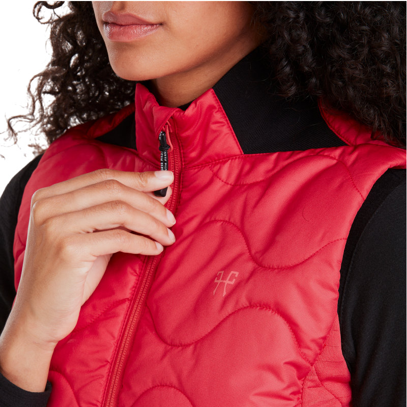 Horse Pilot - Doudoune sans manches femme Rider Vest lipstick