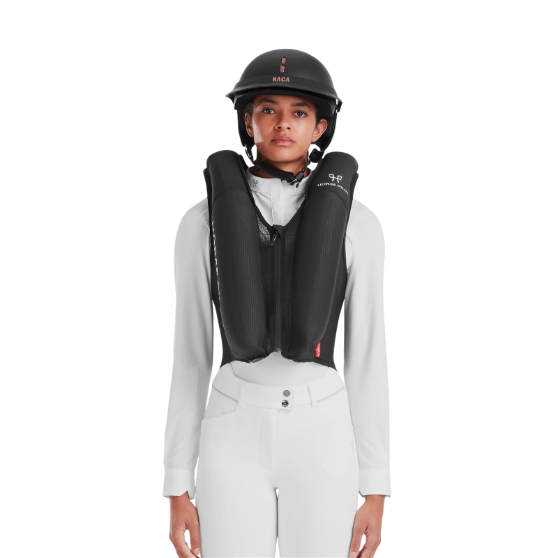 Horse Pilot - Gilet airbag électronique unisexe E-Twist' Air noir