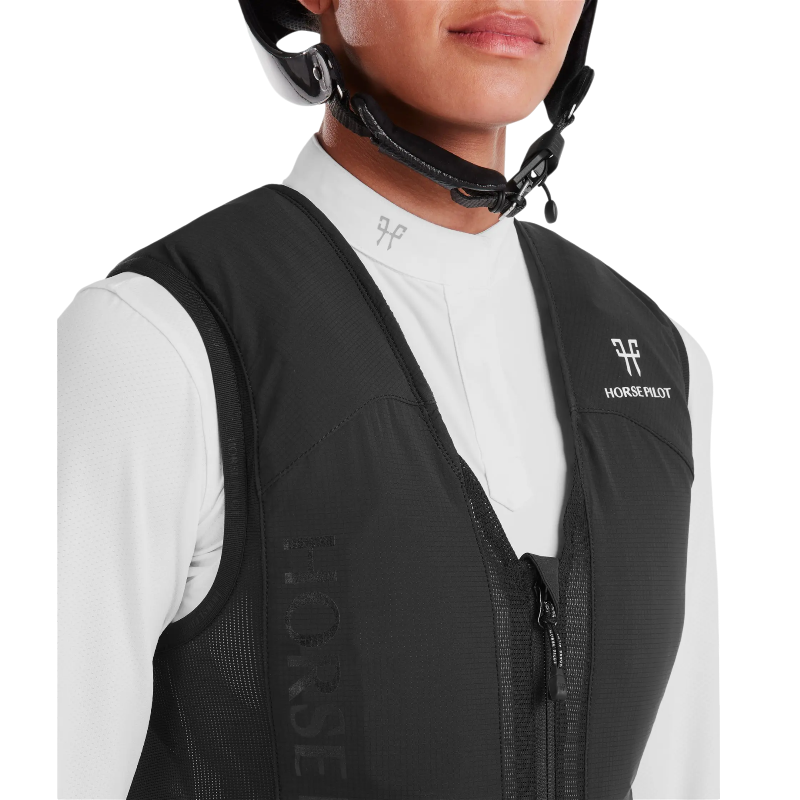 Horse Pilot - Gilet airbag électronique unisexe E-Twist' Air noir