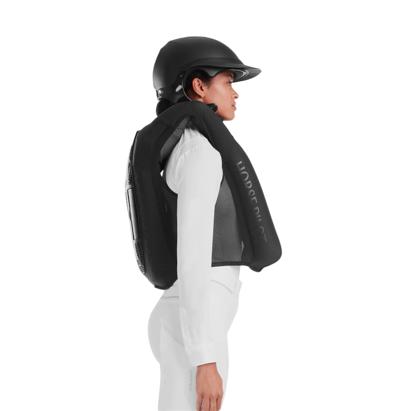 Horse Pilot - Gilet airbag électronique unisexe E-Twist' Air noir
