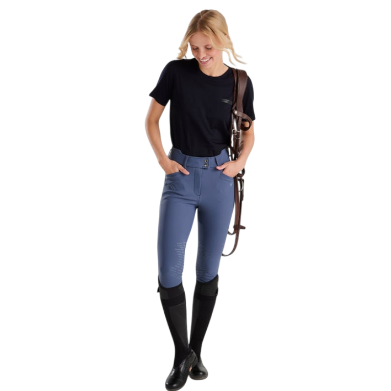 Horse Pilot - Pantalon d'équitation femme X-Perform Iconic vintage indigo