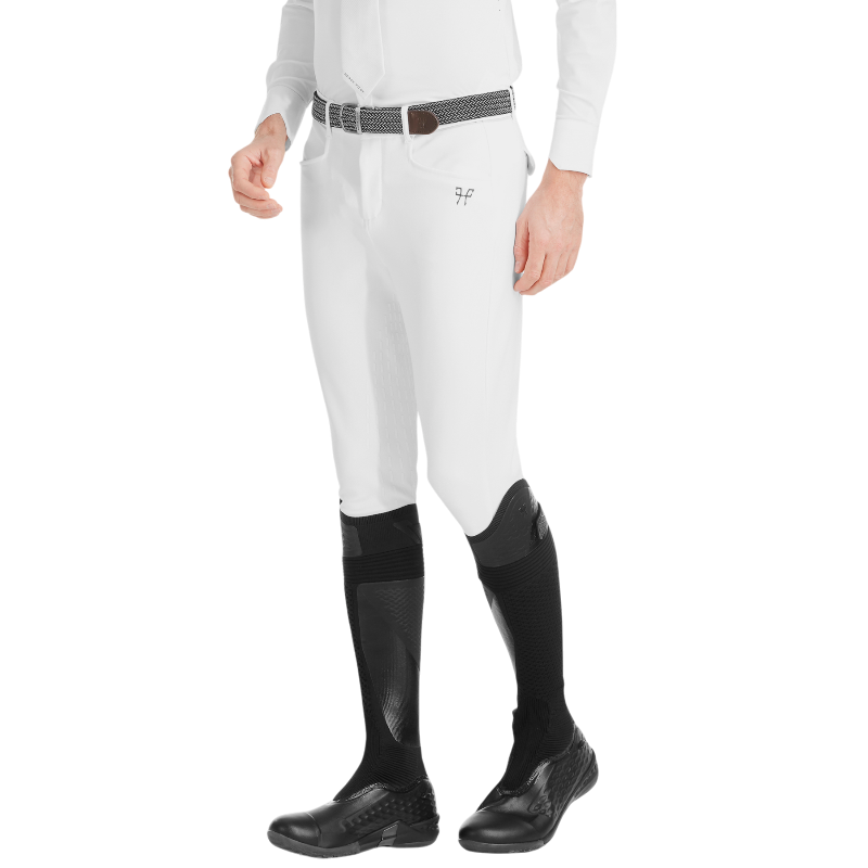 Horse Pilot - Pantalon d'équitation homme X-Grip blanc