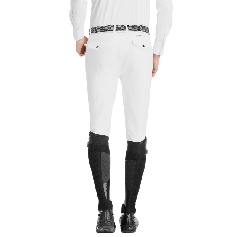 Horse Pilot - Pantalon d'équitation homme X-Grip blanc