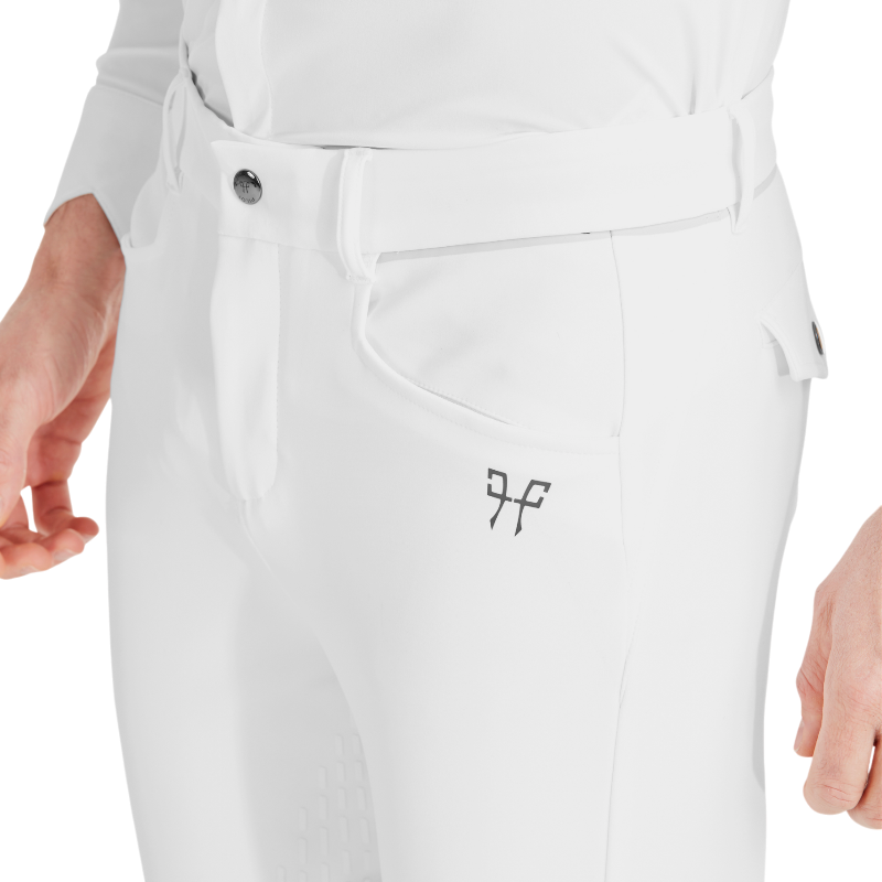 Horse Pilot - Pantalon d'équitation homme X-Grip blanc