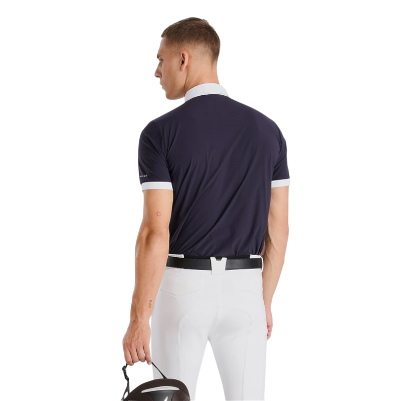 Horse Pilot - Polo de concours manches courtes homme Aeris dark night | - Ohlala
