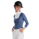 Horse Pilot - Polo de concours manches longues femme Aeris vintage indigo | - Ohlala