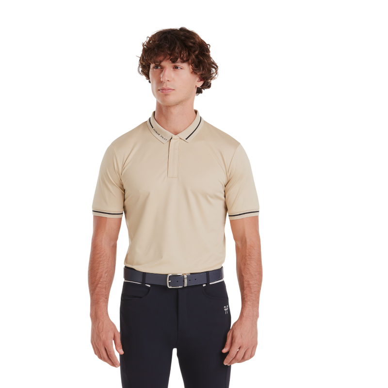 Horse Pilot - Polo manches courtes homme Atlas latte