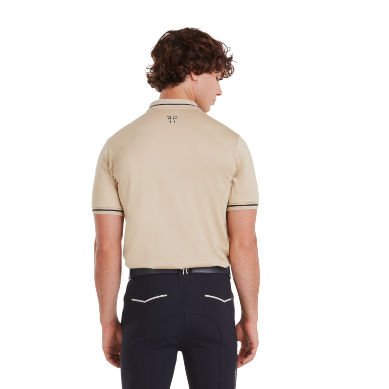 Horse Pilot - Polo manches courtes homme Atlas latte