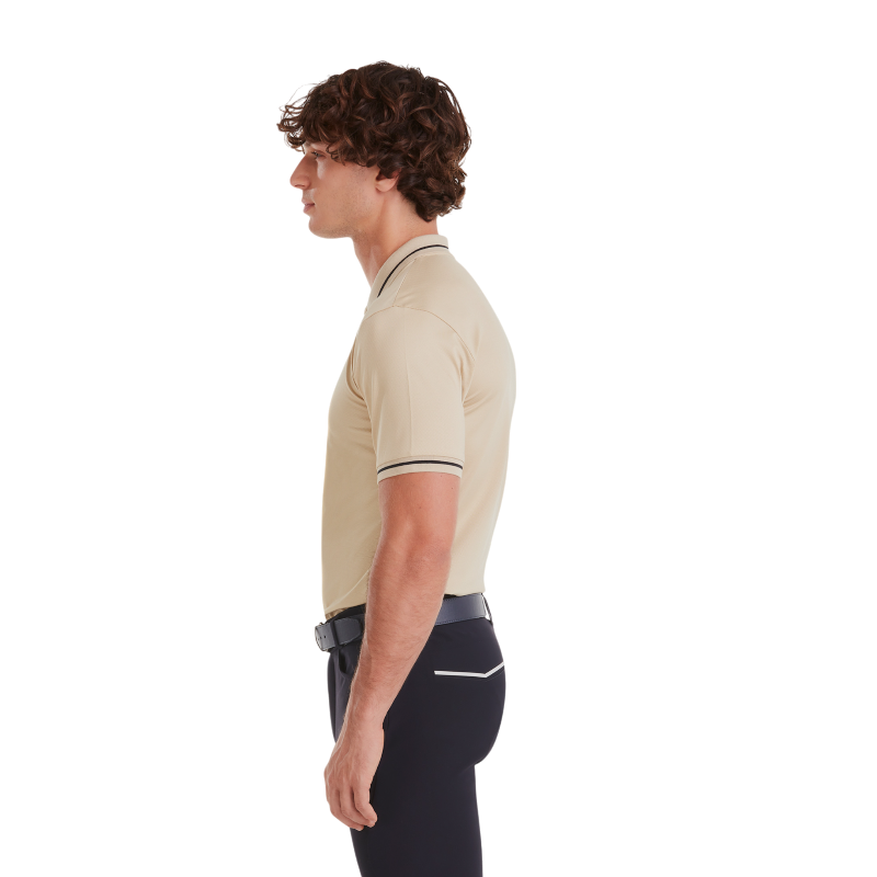 Horse Pilot - Polo manches courtes homme Atlas latte