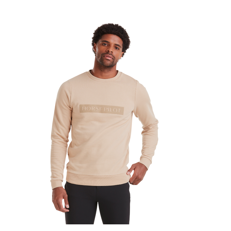 Horse Pilot - Sweat manches longues homme Team latte