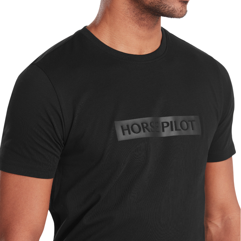 Horse Pilot - T-shirt manches courtes homme Team 2.0 noir