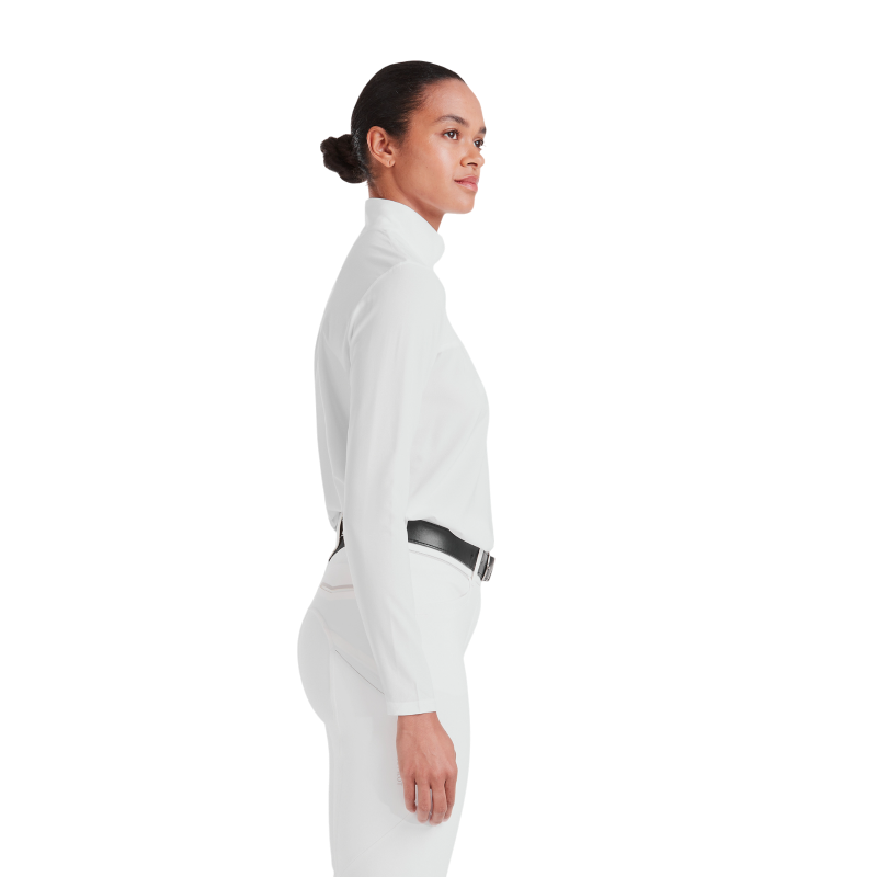 Horse Pilot - T-shirt manches longues femme Sunrise blanc