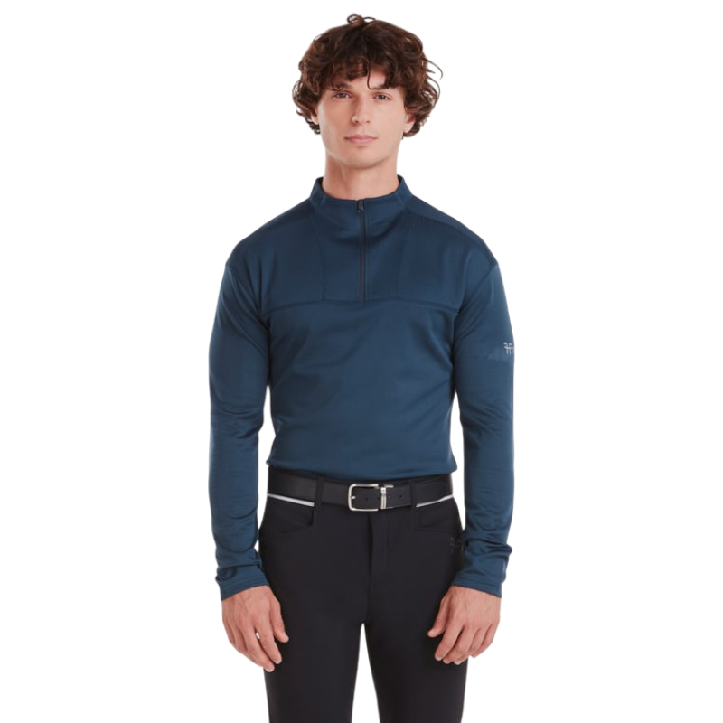 Horse Pilot - T-shirt manches longues homme Winter marine