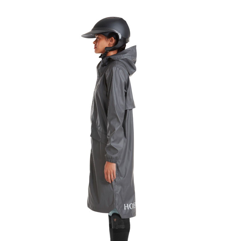 Horse Pilot - Veste de pluie femme Long Raintech iron