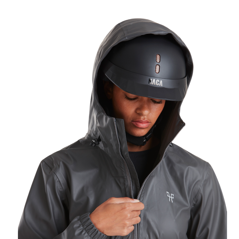 Horse Pilot - Veste de pluie femme Long Raintech iron
