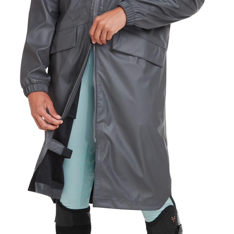 Horse Pilot - Veste de pluie femme Long Raintech iron