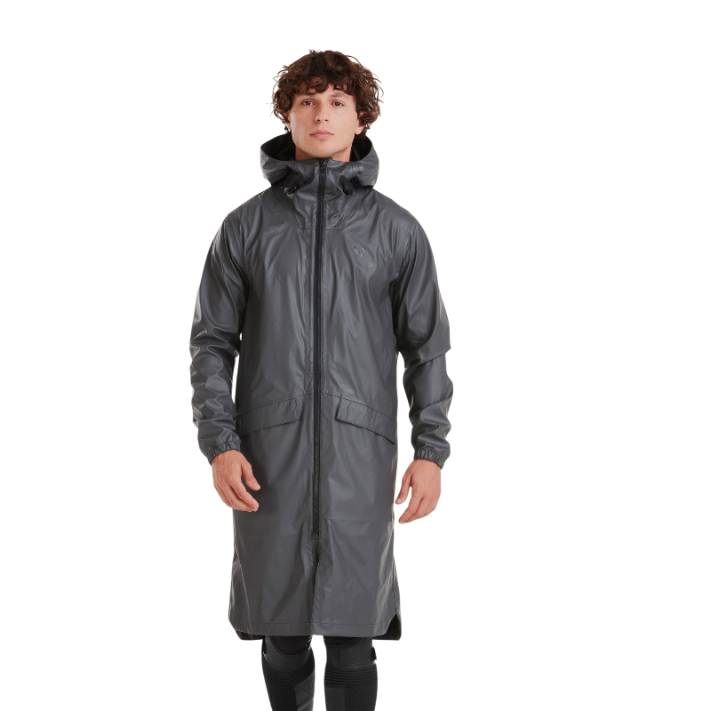 Horse Pilot - Veste de pluie homme Long Raintech iron
