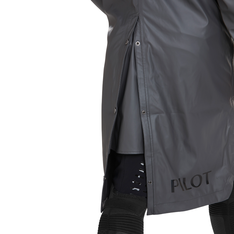 Horse Pilot - Veste de pluie homme Long Raintech iron