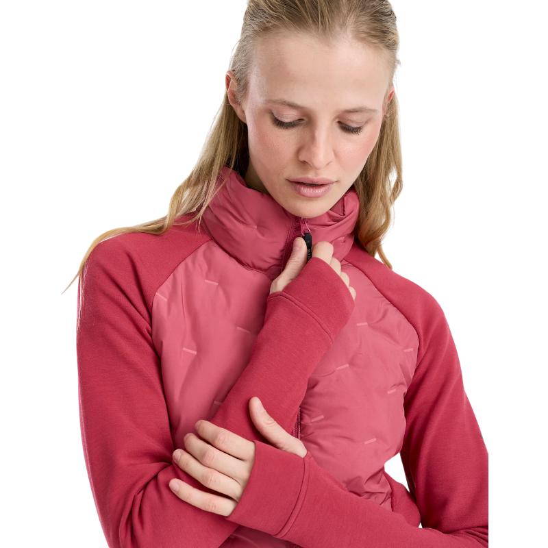 Horse Pilot - Veste manches longues femme Pulse Hybdrid baroque rose