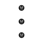 Horse Pilot - Boutons magnetiques pour vestes Aerotech et Aeromesh noir (x3) | - Ohlala