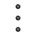 Horse Pilot - Boutons magnetiques pour vestes Aerotech et Aeromesh noir (x3) | - Ohlala