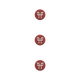 Horse Pilot - Boutons magnetiques pour vestes Aerotech et Aeromesh dark red (x3) | - Ohlala