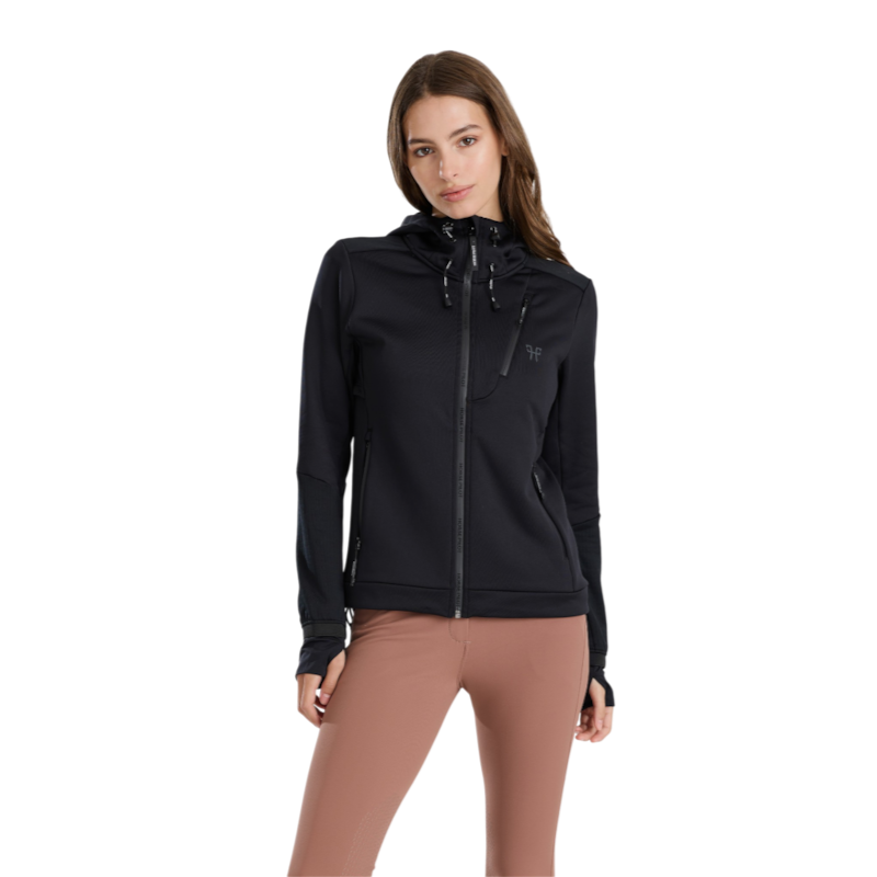 Horse Pilot - Gilet manches longues femme Quest noir
