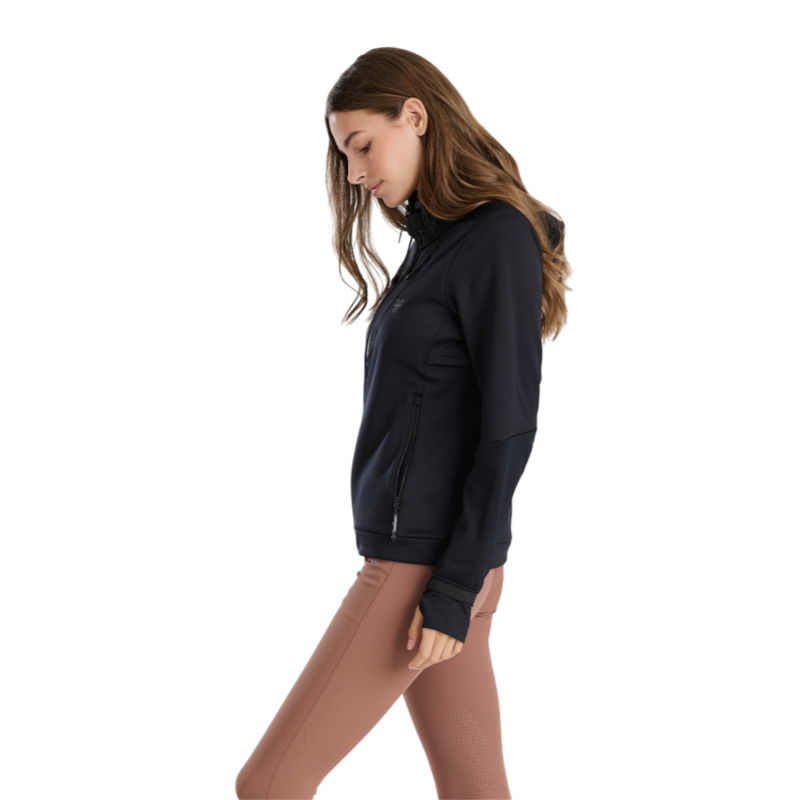 Horse Pilot - Gilet manches longues femme Quest noir