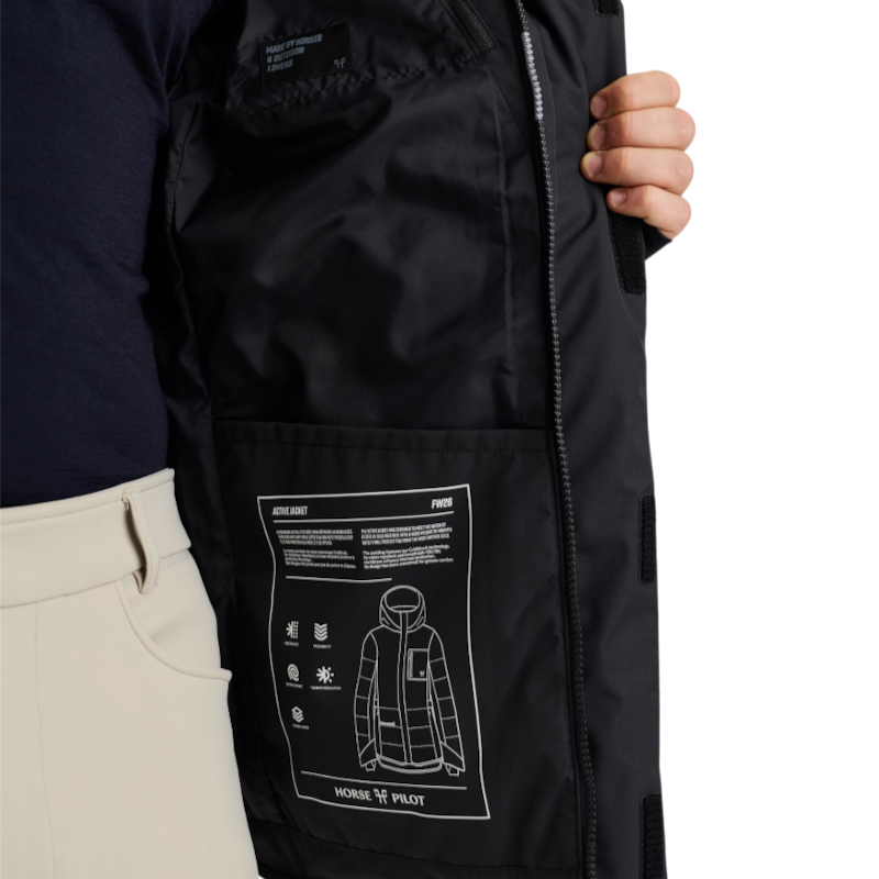Horse Pilot - Veste manches longues homme Active noir