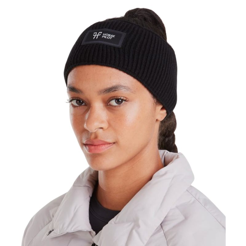 Horse Pilot - Headband unisexe Rider noir