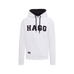 Hagg - Sweat à capuche homme blanc/ noir | - Ohlala