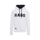 Hagg - Sweat à capuche homme blanc/ noir | - Ohlala
