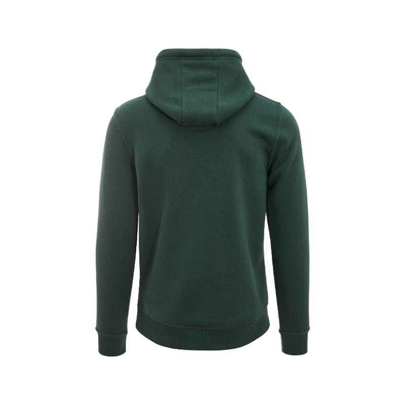 Hagg - Sweat à capuche homme vert/ jaune