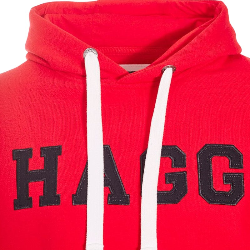 Hagg - Sweat hoodie à capuche rouge