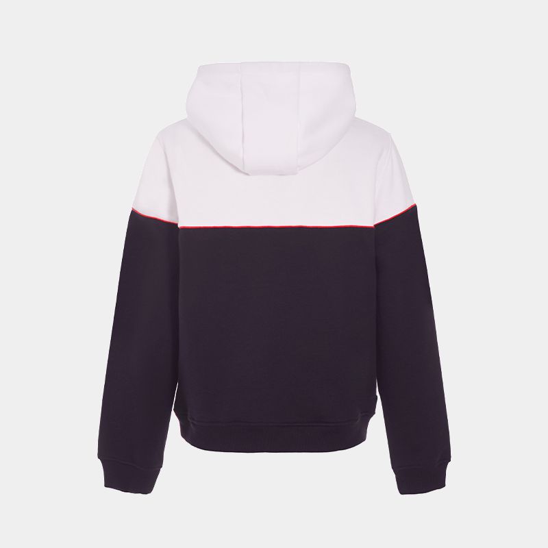 Hagg - Sweat hoodie à capuche blanc / marine | - Ohlala