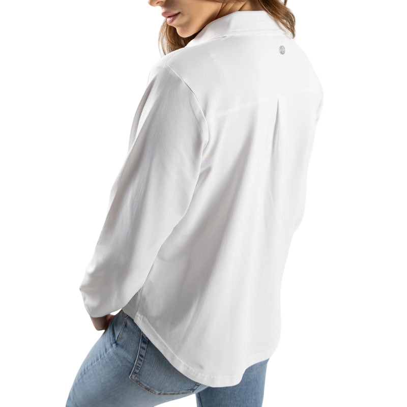 Harcour - Chemise manches longues femme Sharly blanc