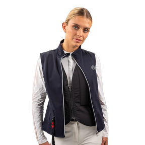 Harcour - Pack gilet sans manches femme Senjo compatible airbag marine + Airbag | - Ohlala