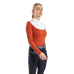 Harcour - Dames wedstrijdpolo lange mouwen Pannie terracotta | - Ohlala