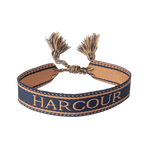 Harcour - Armband Baya marine/ abricot | - Ohlala