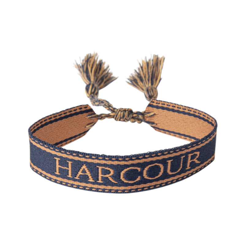 Harcour - Bracelet Baya marine/ abricot