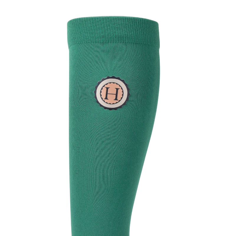 Harcour - Chaussettes d'équitation Santia emerald green (x3)