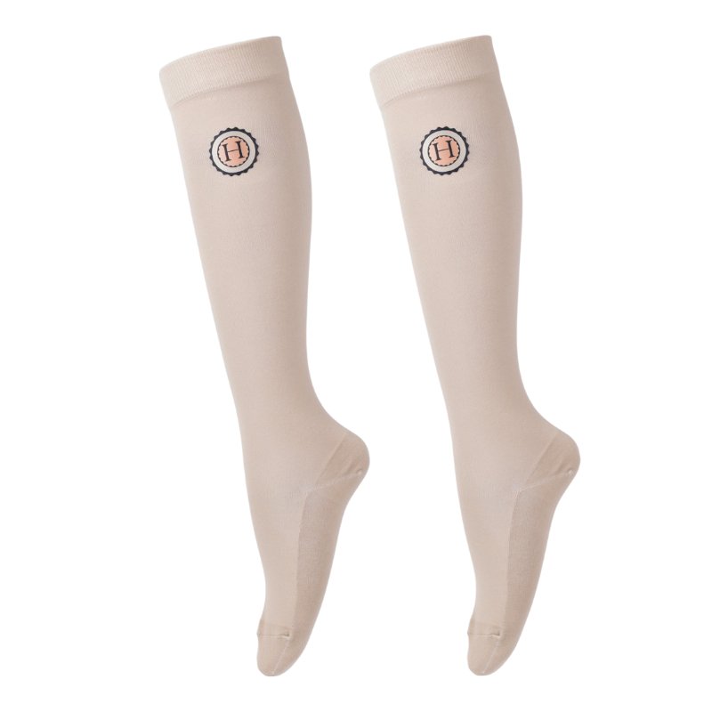 Harcour - Chaussettes d'équitation Santia marine (x3)