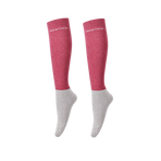 Harcour - Chaussettes d'équitation Vaela à paillettes blush (x2)