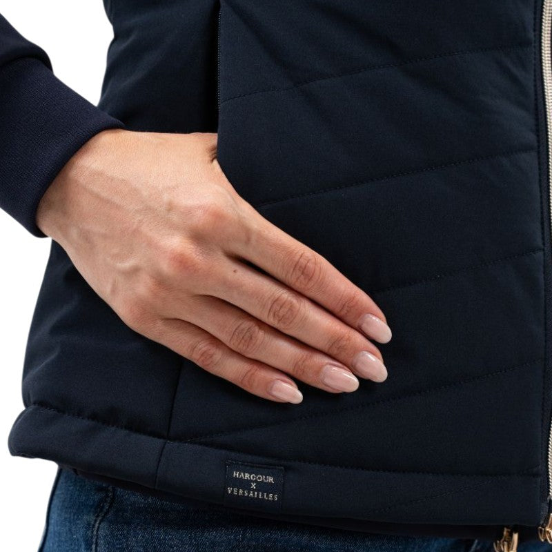 Harcour - Gilet sans manches femme Leonie marine Harcour x Versailles