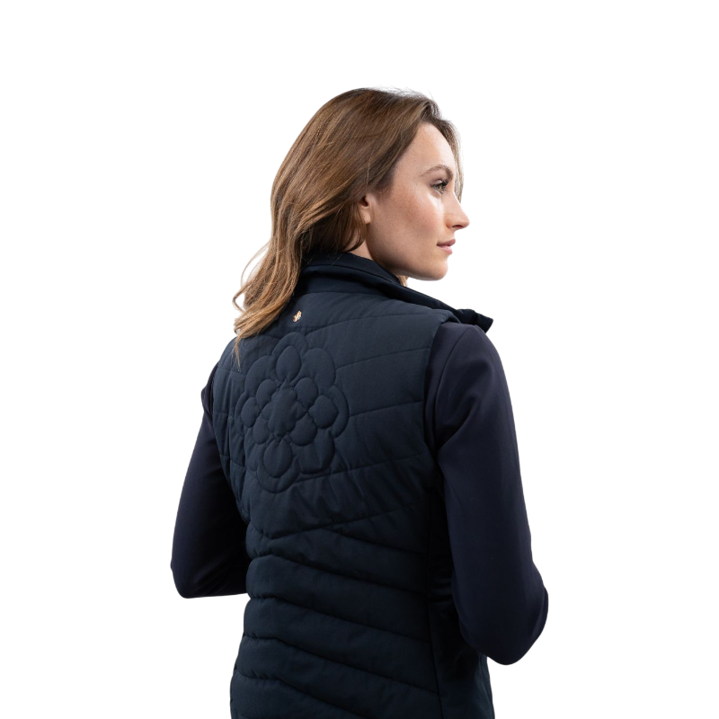 Harcour - Gilet sans manches femme Leonie marine Harcour x Versailles